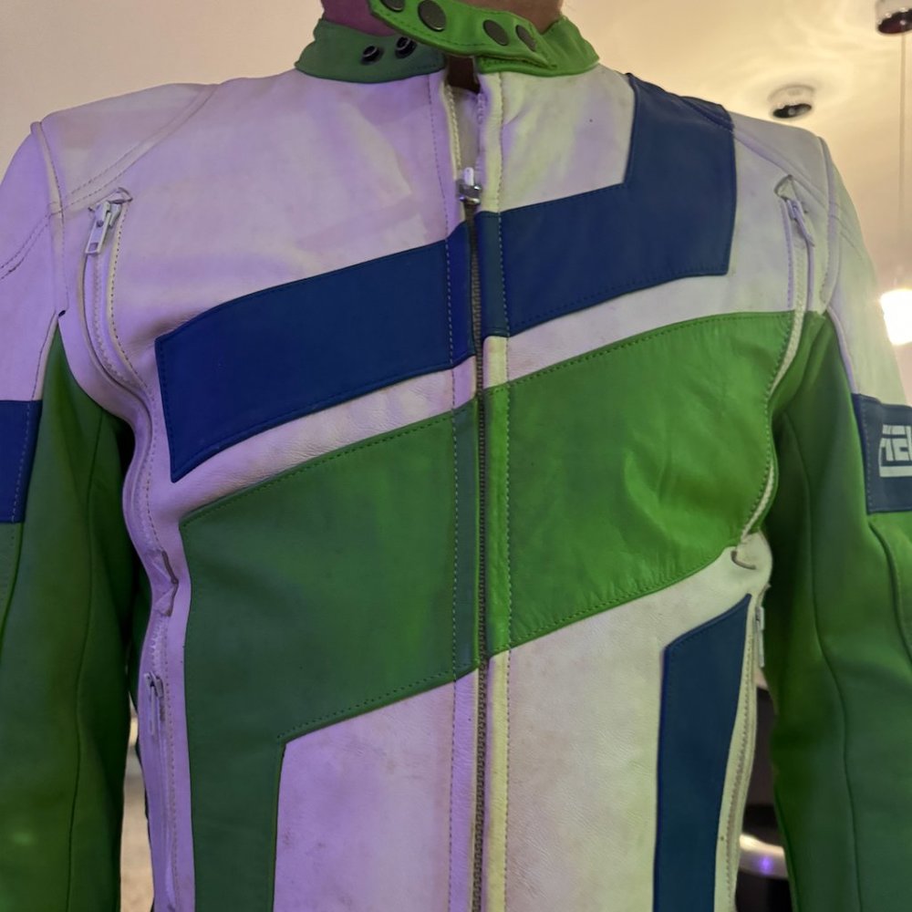 FIELDSHEER VINTAGE leather motorcycle jacket w/Gloves | Great Condition